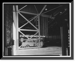 Historic Framed Print, Kodiak Naval Operating Base, Hangar, U.S. Coast Guard Station, Kodiak, Kodiak Island Borough, AK - 2,  17-7/8" x 21-7/8"