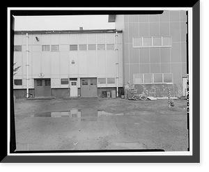 Historic Framed Print, Kodiak Naval Operating Base, Hangar, U.S. Coast Guard Station, Kodiak, Kodiak Island Borough, AK - 9,  17-7/8" x 21-7/8"