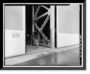 Historic Framed Print, Kodiak Naval Operating Base, Hangar, U.S. Coast Guard Station, Kodiak, Kodiak Island Borough, AK - 13,  17-7/8" x 21-7/8"