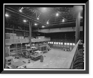 Historic Framed Print, Kodiak Naval Operating Base, Aircraft Storehouse, U.S. Coast Guard Station, Kodiak, Kodiak Island Borough, AK - 11,  17-7/8" x 21-7/8"