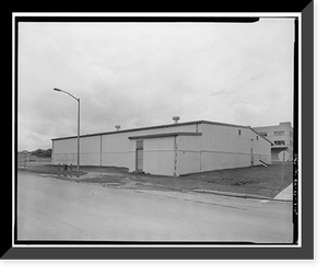Historic Framed Print, Kodiak Naval Operating Base, Commissary & Cold Storage, U.S. Coast Guard Station, Kodiak, Kodiak Island Borough, AK - 10,  17-7/8" x 21-7/8"