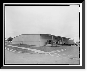 Historic Framed Print, Kodiak Naval Operating Base, Commissary & Cold Storage, U.S. Coast Guard Station, Kodiak, Kodiak Island Borough, AK - 11,  17-7/8" x 21-7/8"
