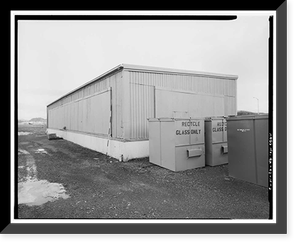 Historic Framed Print, Kodiak Naval Operating Base, Small Shop, U.S. Coast Guard Station, Kodiak, Kodiak Island Borough, AK - 3,  17-7/8" x 21-7/8"