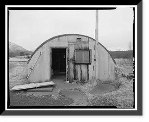 Historic Framed Print, Kodiak Naval Operating Base, Dog Pound, U.S. Coast Guard Station, Kodiak, Kodiak Island Borough, AK,  17-7/8" x 21-7/8"