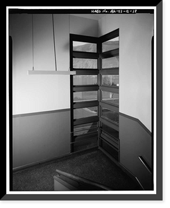 Historic Framed Print, Kodiak Naval Operating Base, Gymnasium, U.S. Coast Guard Station, Kodiak, Kodiak Island Borough, AK - 18,  17-7/8" x 21-7/8"