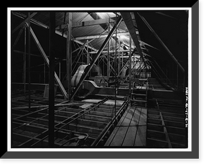 Historic Framed Print, Kodiak Naval Operating Base, Gymnasium, U.S. Coast Guard Station, Kodiak, Kodiak Island Borough, AK - 21,  17-7/8" x 21-7/8"