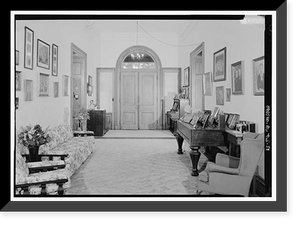 Historic Framed Print, Kenworthy Hall, State Highway 14 (Greensboro Road), Marion, Perry County, AL - 33,  17-7/8" x 21-7/8"