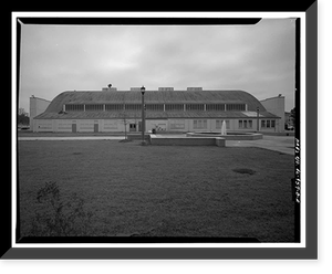 Historic Framed Print, Maxwell Air Force Base, Building No. 690, 255 East Ash Street, Montgomery, Montgomery County, AL - 2,  17-7/8" x 21-7/8"