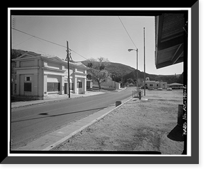 Historic Framed Print, Clifton Town Hall, Park Avenue, Clifton, Greenlee County, AZ - 2,  17-7/8" x 21-7/8"