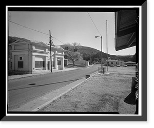 Historic Framed Print, Clifton Town Hall, Park Avenue, Clifton, Greenlee County, AZ - 2,  17-7/8" x 21-7/8"
