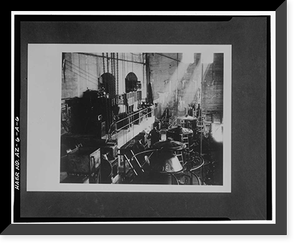 Historic Framed Print, Theodore Roosevelt Dam, Transformer House, Salt River, Tortilla Flat, Maricopa County, AZ- 6,  17-7/8" x 21-7/8"