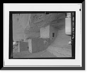 Historic Framed Print, Ledge Ruin, Canyon del Muerto, Chinle vicinity, Apache County, AZ - 4,  17-7/8" x 21-7/8"