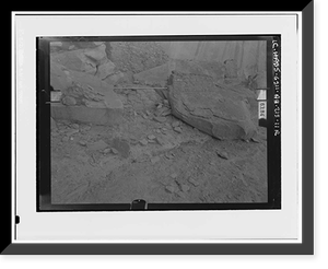 Historic Framed Print, Bad Trail Ruin, Chinle vicinity, Apache County, AZ - 3,  17-7/8" x 21-7/8"