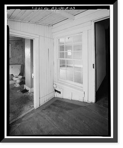 Historic Framed Print, Faraway Ranch, Erickson-Riggs Ranch House, State Highway 181, Willcox vicinity, Cochise County, AZ - 23,  17-7/8" x 21-7/8"