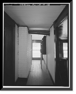 Historic Framed Print, Faraway Ranch, Erickson-Riggs Ranch House, State Highway 181, Willcox vicinity, Cochise County, AZ - 27,  17-7/8" x 21-7/8"