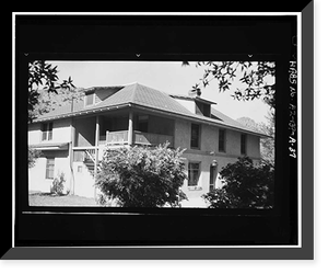 Historic Framed Print, Faraway Ranch, Erickson-Riggs Ranch House, State Highway 181, Willcox vicinity, Cochise County, AZ - 36,  17-7/8" x 21-7/8"