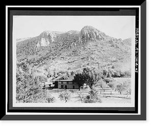Historic Framed Print, Faraway Ranch, Erickson-Riggs Ranch House, State Highway 181, Willcox vicinity, Cochise County, AZ - 44,  17-7/8" x 21-7/8"