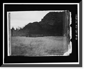 Historic Framed Print, Faraway Ranch, Stafford-Riggs Cabin, Willcox vicinity, Cochise County, AZ - 12,  17-7/8" x 21-7/8"