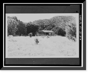 Historic Framed Print, Faraway Ranch, Guest Quarters-Bunkhouse, Willcox vicinity, Cochise County, AZ - 4,  17-7/8" x 21-7/8"