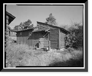 Historic Framed Print, Bright Angel Lodge, Cabin No. 6194-6195, Grand Canyon Village, South Rim, Grand Canyon National Park, Coconino County, AZ,  17-7/8" x 21-7/8"