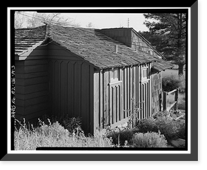 Historic Framed Print, Bright Angel Lodge, Cabin No. 6194-6195, Grand Canyon Village, South Rim, Grand Canyon National Park, Coconino County, AZ - 3,  17-7/8" x 21-7/8"
