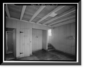 Historic Framed Print, Bright Angel Lodge, Cabin No. 6194-6195, Grand Canyon Village, South Rim, Grand Canyon National Park, Coconino County, AZ - 7,  17-7/8" x 21-7/8"