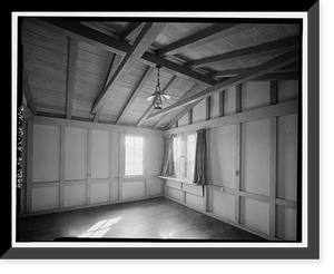 Historic Framed Print, Bright Angel Lodge, Cabin No. 6196-6197, Grand Canyon Village, South Rim, Grand Canyon National Park, Coconino County, AZ - 6,  17-7/8" x 21-7/8"