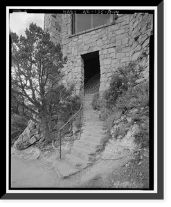 Historic Framed Print, Grand Canyon Lodge, Main Lodge, North Rim, Grand Canyon National Park, Coconino County, AZ - 14,  17-7/8" x 21-7/8"