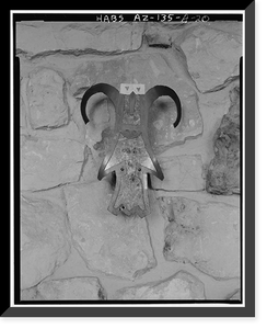 Historic Framed Print, Grand Canyon Lodge, Main Lodge, North Rim, Grand Canyon National Park, Coconino County, AZ - 20,  17-7/8" x 21-7/8"