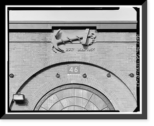 Historic Framed Print, Mare Island Naval Shipyard, Smithery, California Avenue, west side at California Avenue, Vallejo, Solano County, CA - 11,  17-7/8" x 21-7/8"