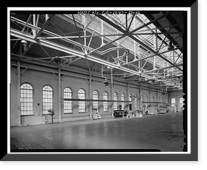 Historic Framed Print, Mare Island Naval Shipyard, Smithery, California Avenue, west side at California Avenue, Vallejo, Solano County, CA - 14,  17-7/8" x 21-7/8"