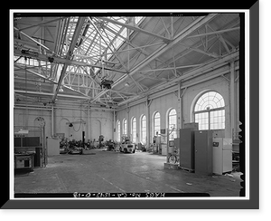 Historic Framed Print, Mare Island Naval Shipyard, Smithery, California Avenue, west side at California Avenue, Vallejo, Solano County, CA - 16,  17-7/8" x 21-7/8"