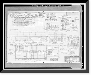 Historic Framed Print, Mare Island Naval Shipyard, Smithery, California Avenue, west side at California Avenue, Vallejo, Solano County, CA - 21,  17-7/8" x 21-7/8"