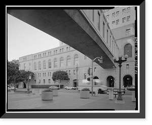 Historic Framed Print, Los Angeles City Hall, 200 North Spring Street, Los Angeles, Los Angeles County, CA - 33,  17-7/8" x 21-7/8"