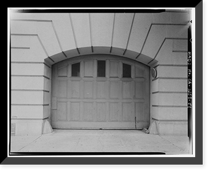 Historic Framed Print, Los Angeles City Hall, 200 North Spring Street, Los Angeles, Los Angeles County, CA - 35,  17-7/8" x 21-7/8"