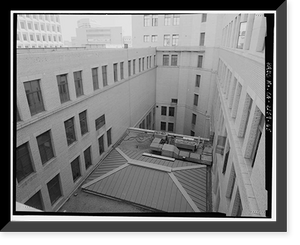 Historic Framed Print, Los Angeles City Hall, 200 North Spring Street, Los Angeles, Los Angeles County, CA - 49,  17-7/8" x 21-7/8"