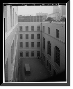 Historic Framed Print, Los Angeles City Hall, 200 North Spring Street, Los Angeles, Los Angeles County, CA - 51,  17-7/8" x 21-7/8"
