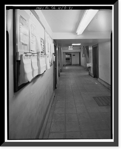 Historic Framed Print, Los Angeles City Hall, 200 North Spring Street, Los Angeles, Los Angeles County, CA - 57,  17-7/8" x 21-7/8"