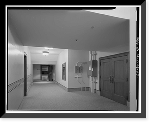 Historic Framed Print, Los Angeles City Hall, 200 North Spring Street, Los Angeles, Los Angeles County, CA - 67,  17-7/8" x 21-7/8"