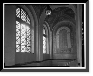 Historic Framed Print, Los Angeles City Hall, 200 North Spring Street, Los Angeles, Los Angeles County, CA - 73,  17-7/8" x 21-7/8"
