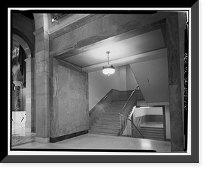 Historic Framed Print, Los Angeles City Hall, 200 North Spring Street, Los Angeles, Los Angeles County, CA - 109,  17-7/8" x 21-7/8"