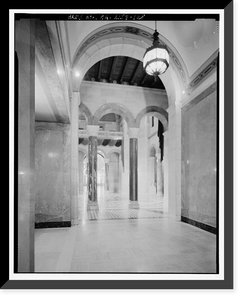 Historic Framed Print, Los Angeles City Hall, 200 North Spring Street, Los Angeles, Los Angeles County, CA - 112,  17-7/8" x 21-7/8"