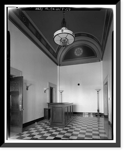 Historic Framed Print, Los Angeles City Hall, 200 North Spring Street, Los Angeles, Los Angeles County, CA - 120,  17-7/8" x 21-7/8"