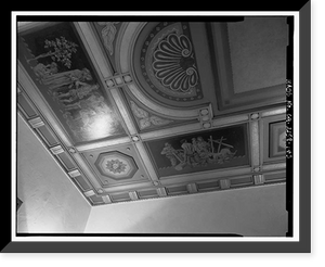 Historic Framed Print, Los Angeles City Hall, 200 North Spring Street, Los Angeles, Los Angeles County, CA - 127,  17-7/8" x 21-7/8"