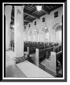 Historic Framed Print, Los Angeles City Hall, 200 North Spring Street, Los Angeles, Los Angeles County, CA - 148,  17-7/8" x 21-7/8"