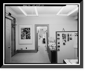Historic Framed Print, Los Angeles City Hall, 200 North Spring Street, Los Angeles, Los Angeles County, CA - 161,  17-7/8" x 21-7/8"
