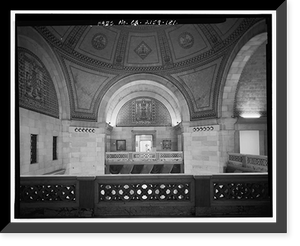 Historic Framed Print, Los Angeles City Hall, 200 North Spring Street, Los Angeles, Los Angeles County, CA - 165,  17-7/8" x 21-7/8"