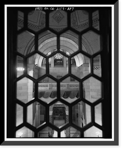 Historic Framed Print, Los Angeles City Hall, 200 North Spring Street, Los Angeles, Los Angeles County, CA - 171,  17-7/8" x 21-7/8"