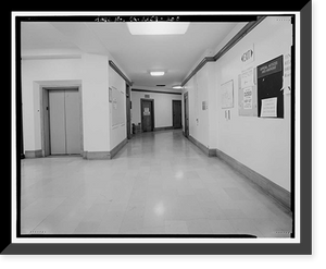 Historic Framed Print, Los Angeles City Hall, 200 North Spring Street, Los Angeles, Los Angeles County, CA - 184,  17-7/8" x 21-7/8"