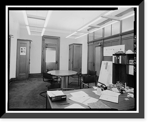 Historic Framed Print, Los Angeles City Hall, 200 North Spring Street, Los Angeles, Los Angeles County, CA - 201,  17-7/8" x 21-7/8"